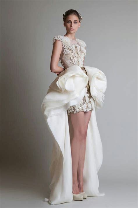 Krikor Jabotian Lace Bridal Gown Wedding Dress Couture Bridal Dresses