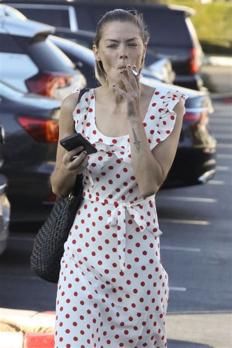 Jaime King Out Smoking In West Hollywood 08 15 2022 Hawtcelebs