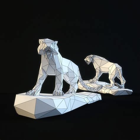 3d Sculpture Saber Toothed Tiger Model Diaosu Pinterest By Pinterest