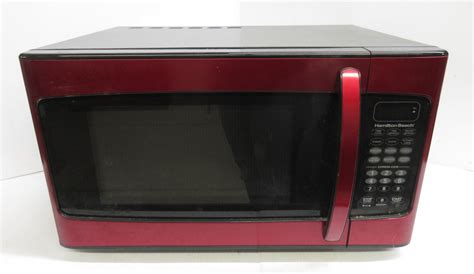 Albrecht Auctions Hamilton Beach 1000w Microwave With Turntable