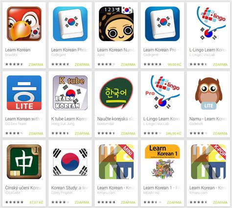 Choose the language you want to learn. Learn Korean with Android Apps | Free Language