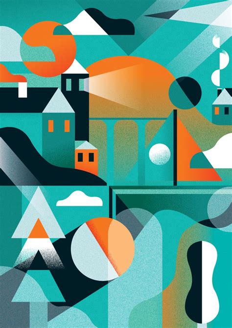 Shapes Per 1617 On Behance Art And Illustration Illustrations And