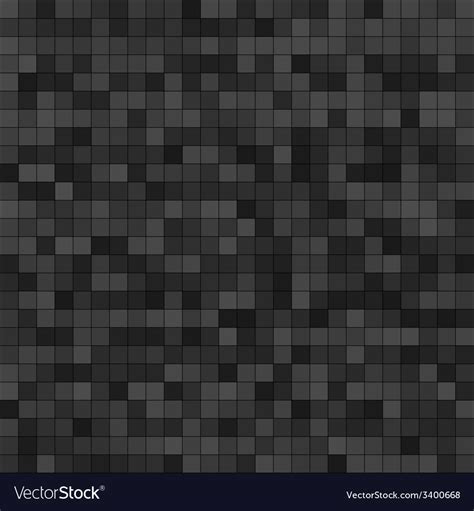 Abstract Digital Grey Pixels Seamless Pattern Vector Image