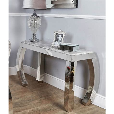 Florence Marble Console Table Modern And Contemporary Console Tables