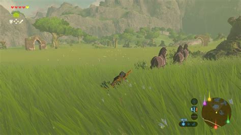 Legend Of Zelda Breath Of The Wild Horses And How To Tame Them