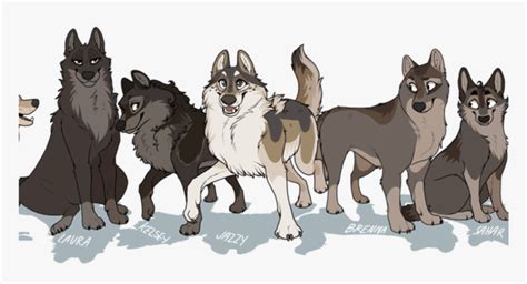 Anime Wolf Pack Fun Wolf Facts Ranks Of Wolf Packs Hd Png Download