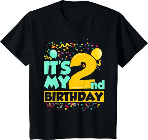 Youth Its My 2nd Birthday Funny Birthday Shirt For 2 Years Old T Shirt