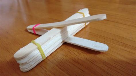 Art And Craft Catapult Using Popsicle Sticks