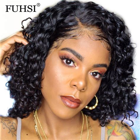 150 Density Curly Full Lace Human Hair Wigs For Black Women Brazilian