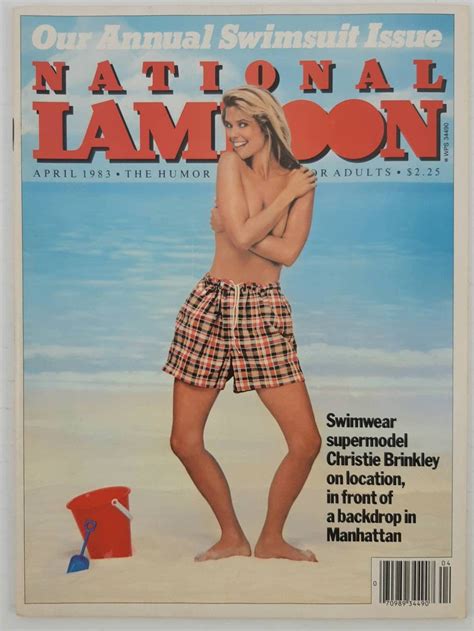 Vintage National Lampoon Adult Humor Magazize With Christie Etsy