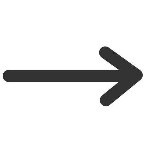 Simple Rounded Arrow Right Transparent Png Stickpng