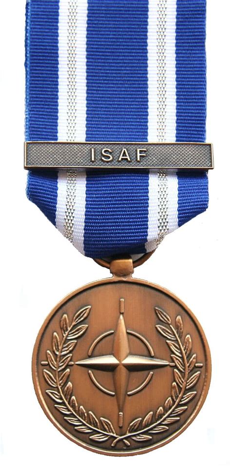 Other Militaria Isaf Clasp Afghanistan Operations Nato Service Medal Rfeie