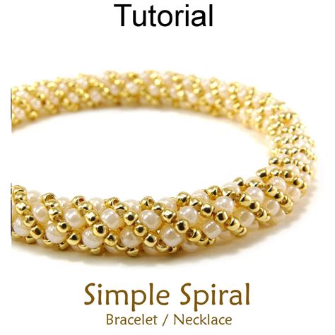 Russian Spiral Tutorial For How To Make A Beaded Bracelet And Necklace