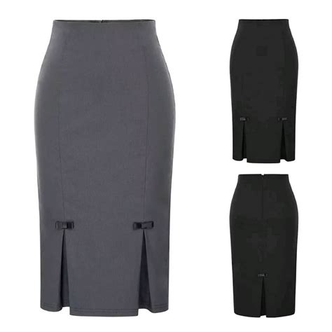 chic and classy high waist pencil skirt with beautiful bow details🎀 small to 2xl ☆tap the