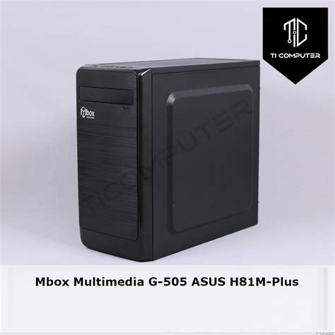 Mbox Multimedia G 505 Asus H81m Plus Intel Core I5 4460 8gb Ddr3 Ram