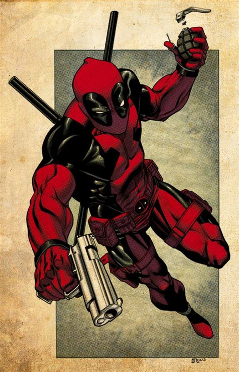 Comic Book Artwork Deadpool Deadpool Comic Book Deadpool Y Spiderman