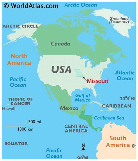Missouri Tourist Map