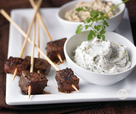Leftovers can always be used up. Tender Beef with Dipping Sauces | Recipe | Tastefully ...