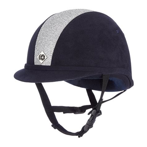 Charles Owen Yr8 Riding Hat Navysilver Sparkle For The Rider From