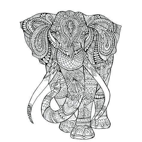 Download tekeningen van mandala om te schilderen en laat de kunstenaar in je los. olifant | Kleurplaten, Gratis kleurplaten, Abstracte ...