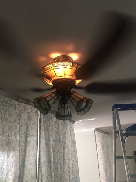 Ceiling fan keeping you cool but leaving you in the dark? lighting - Accessing light bulbs on ceiling fan - Home ...