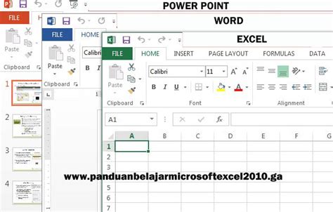 Pengenalan Tampilan Microsoft Excel 2010 Panduan Belajar Microsoft