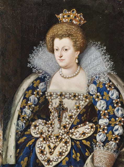 After Frans Pourbus Ii Portrait Of Maria De Medici 1573 1642 Queen