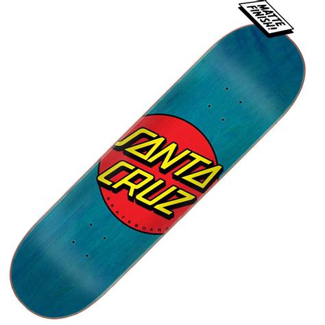 Santa Cruz Skateboards Classic Dot Blue Skateboard Deck 85