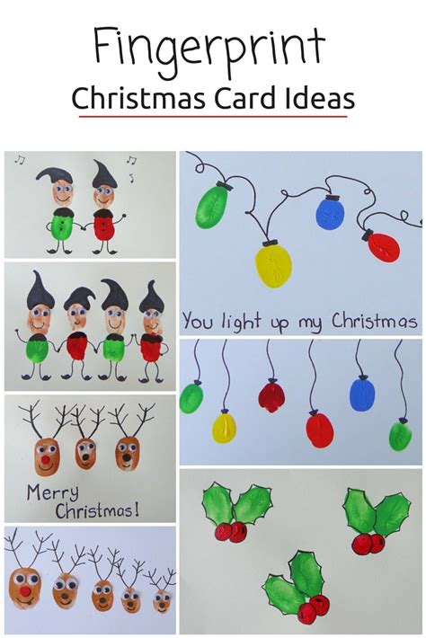Fingerprint Christmas Cards Be A Fun Mum