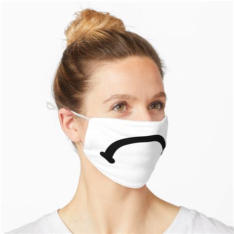 Frowning Face Mask For Sale By Minakrieger Redbubble