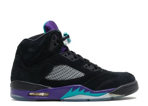 Air Jordan 5 Retro Black Grape Blacknew Emerald Grape Ice Air