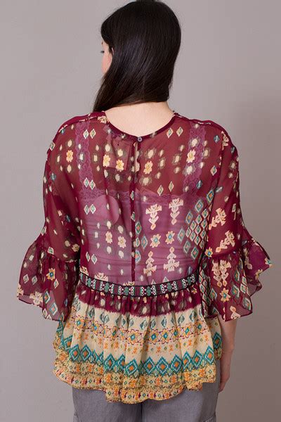 Fit And Flare Blouse Blouse Hayden