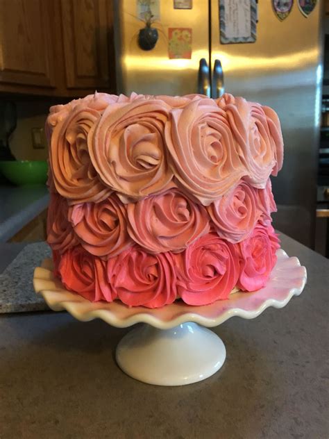 Rose Smash Cake Cake Smash Cakes Rose Desserts Tailgate Desserts