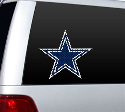 Big 10 Dallas Cowboys Car Home Perforated Window Film Decal Nfl