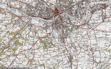Historic Ordnance Survey Map Of Gateshead 1947