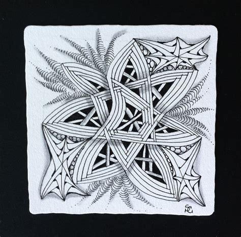 Tangled Ink Art : Square One: Purely Zentangle