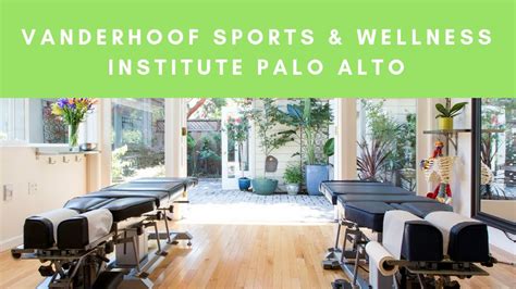 Vanderhoof Sports And Wellness Institute Youtube