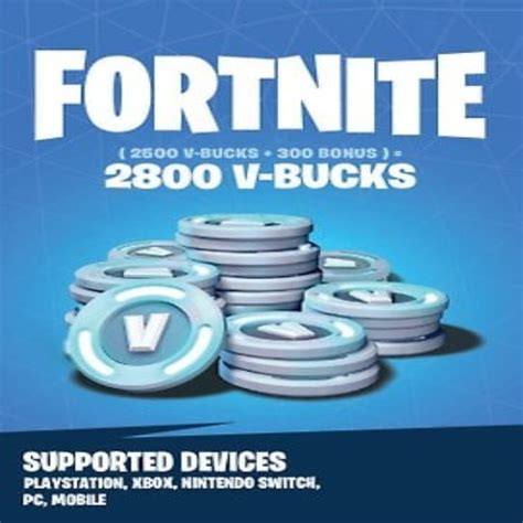 Fortnite V Bucks 2800 Playpcgame