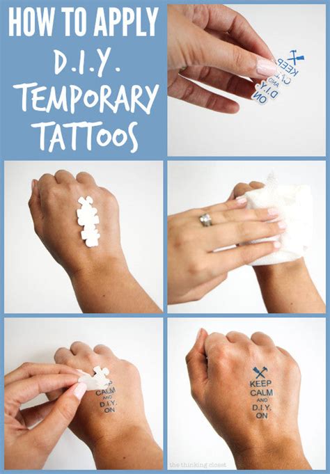 Temporary Tattoo Application And Removal Mybodiart