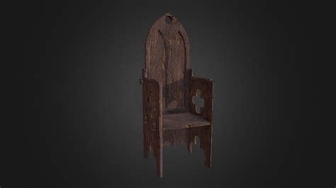 old chair 3d model by yeungfungwaineville [e8150f5] sketchfab
