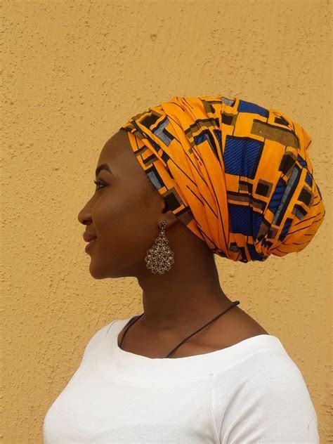 African Headwrapafrican Scarf Headscarf Head Wrapankara Headwraptu