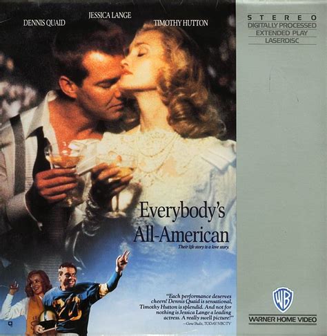 Everybodys All American Jessica Lange Laserdisc Rare 085391182764 On