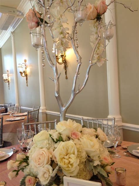 Manzanita Branch Centerpiece Wedding Centerpiece Wishing Tree In Gold