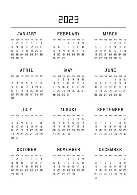 Premium Vector Calendar For 2023 Year Calendar Planner Set For