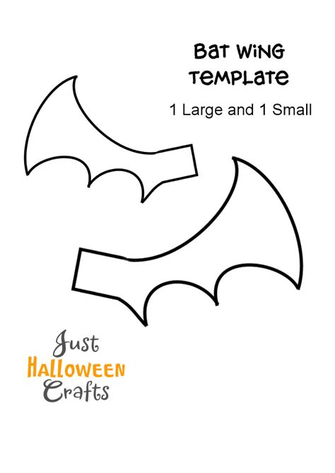 Bat Wing Printable Template