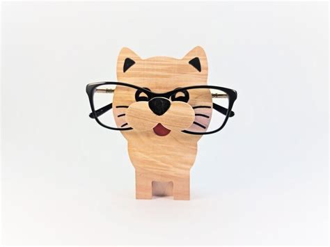 cat glasses holder eyeglasses holder glasses stand eyeglass etsy eyeglass holder cat