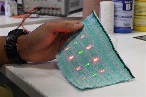 Fabric With Sensor Image Eurekalert Science News Releases