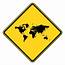 Planet Earth Road Sign Stock Photography  Image 16845042