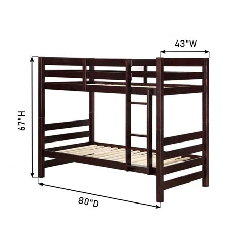 How Tall Should Twin Bunk Beds Be Local Furniture Outlet