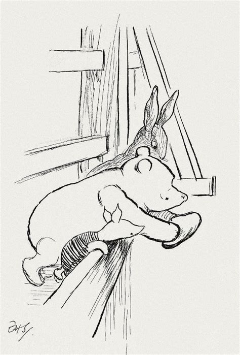 Drawing eeyore from winnie the pooh series in easy steps tutorial. Gems: E.H. Shepard's Original Winnie the Pooh Drawings